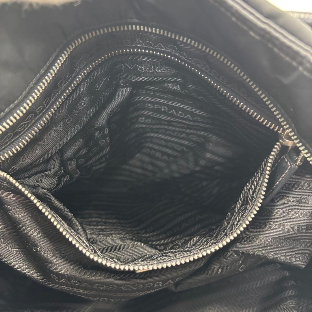 PRADA プラダ トートバッグ レザー ナイロン ブラック 黒
