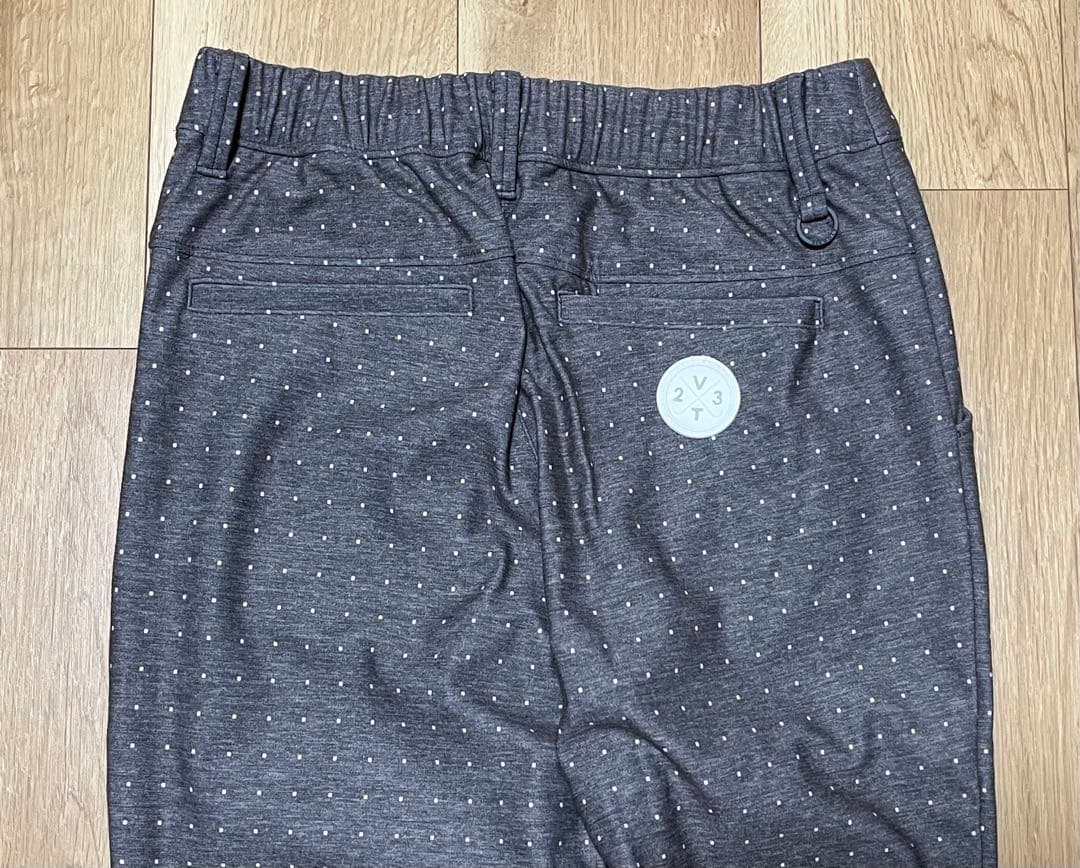 ２３区ゴルフ防風/ストレッチドットプリント ボンディング パンツレディースS