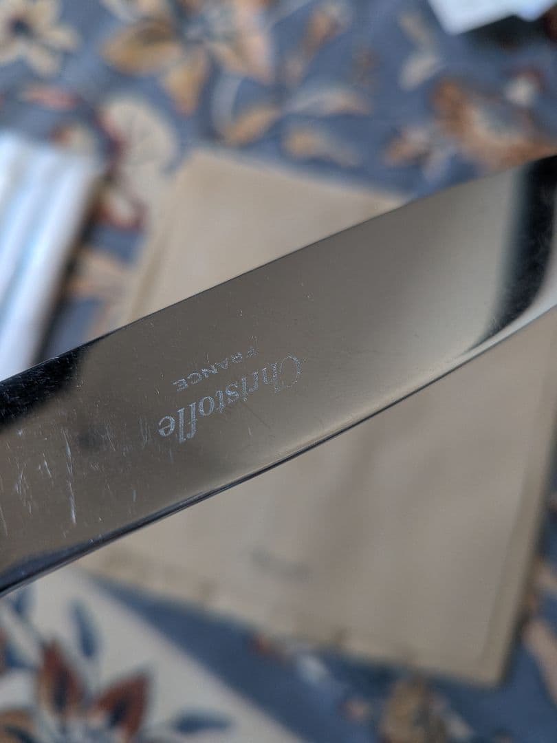 Chirstofle テーブルナイフ 6本セット