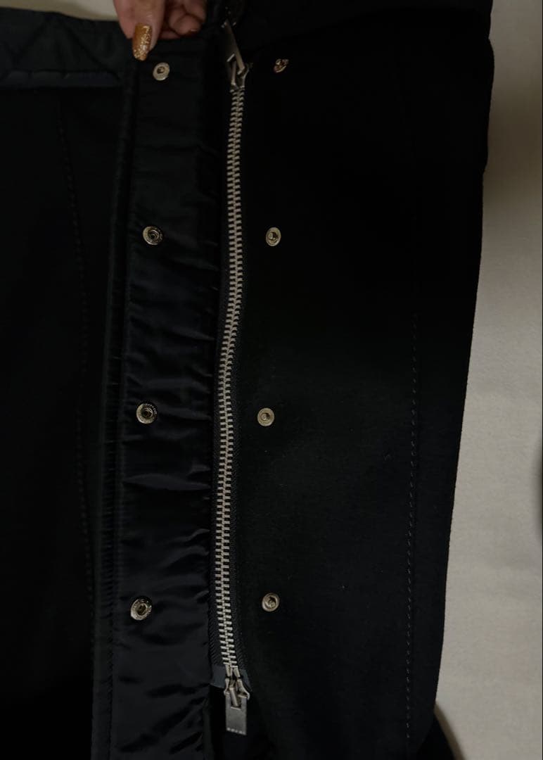 【美品】早い者勝ちsacai ブラックスカート　サイズ3