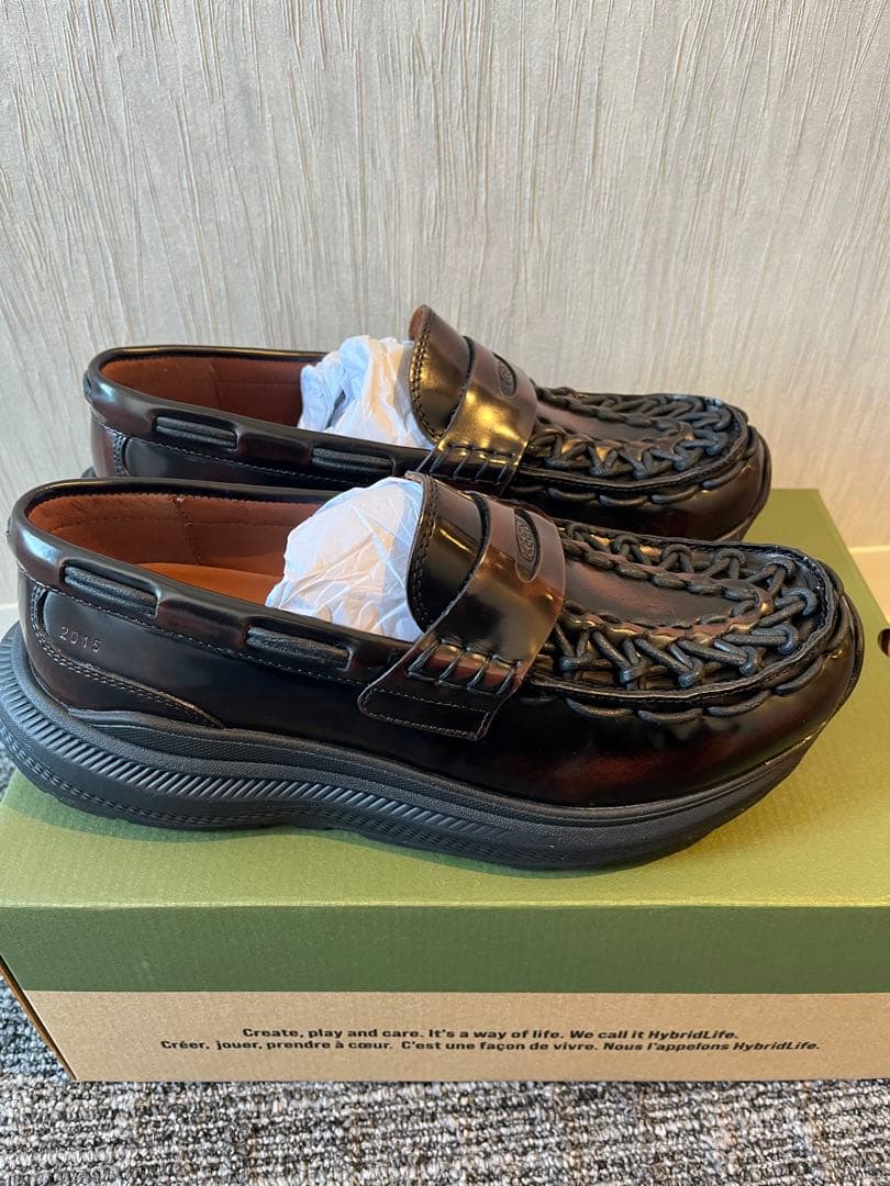 靴 KEEN Uneek Loafer WK Cordovan 26.0cm