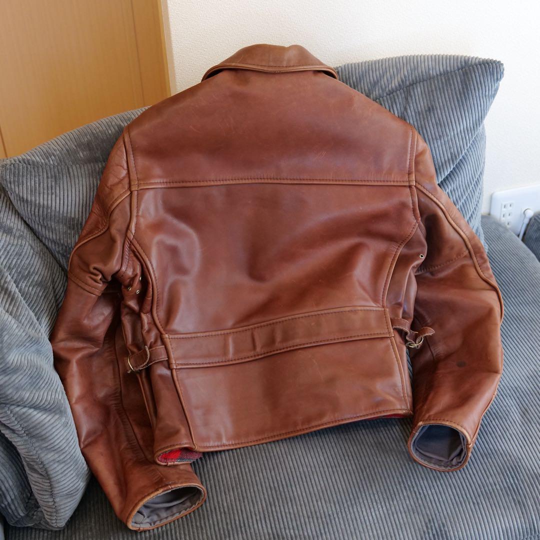 インディアン　レザージャケット　サイズ36