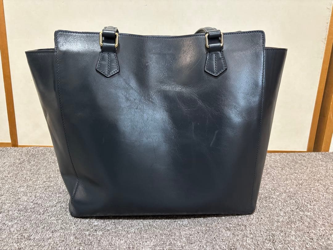 【K】ボルドリーニセレリアレア　 ネイビートートバッグ