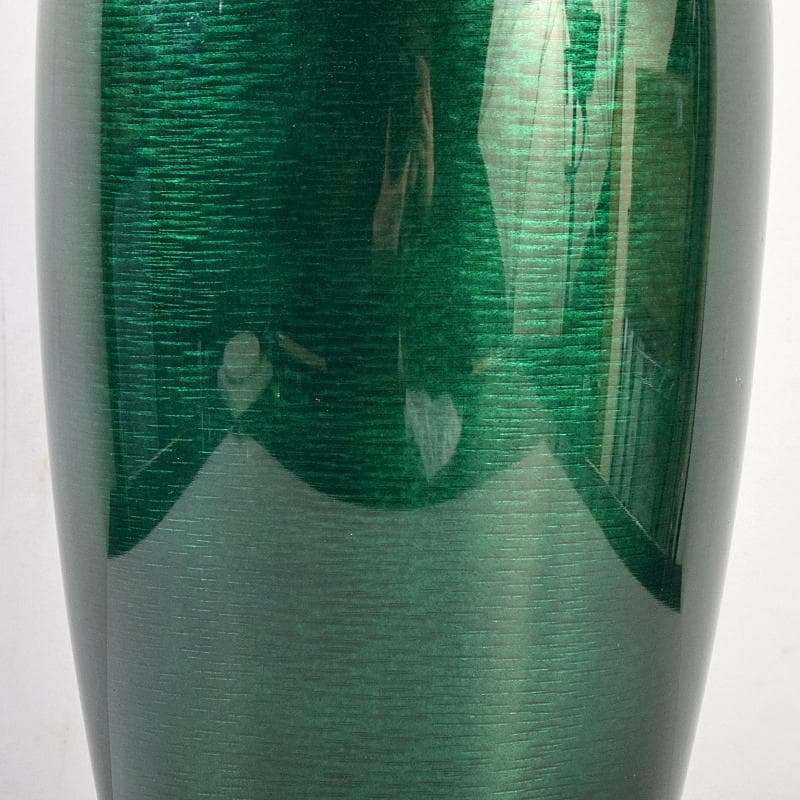 七宝焼　安藤七宝店　透釉　藤文　花瓶　M　R9142