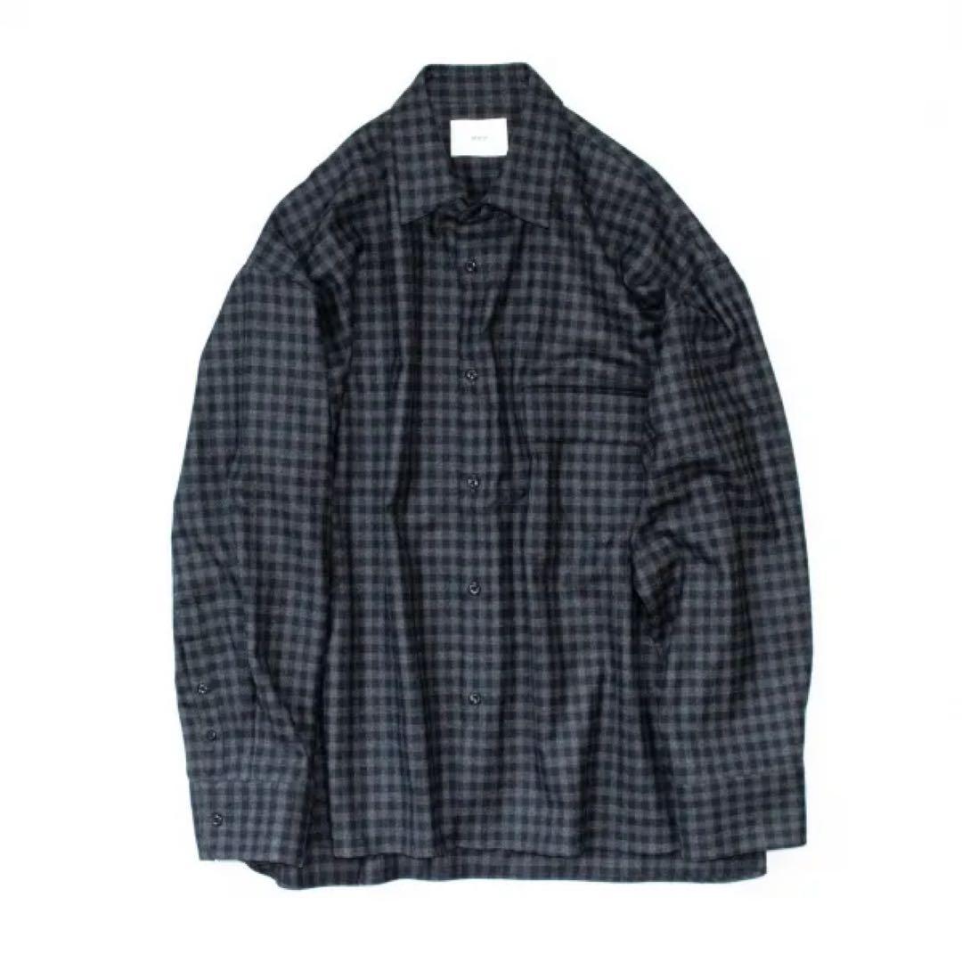 トップス OVERSIZED DOWN PAT SHIRT/Gingham check