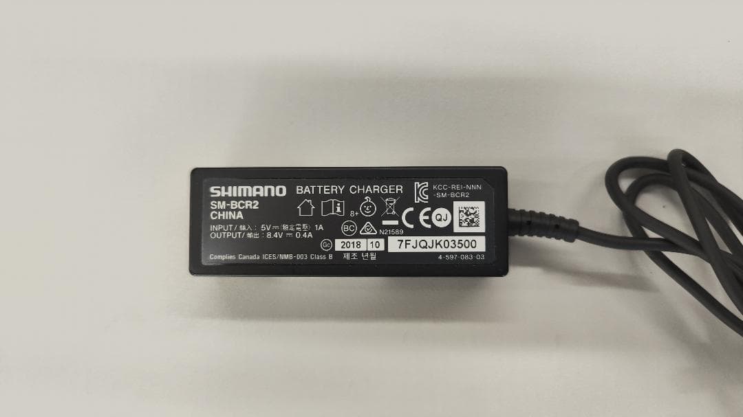 SHIMANO バッテリーチャージャー SM-BCR2　充電器
