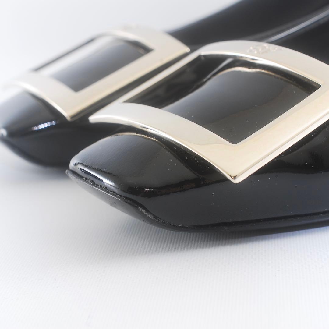 美品37＊RogerVivier＊ロジェヴィヴィエ＊パンプス＊エナメル パテント