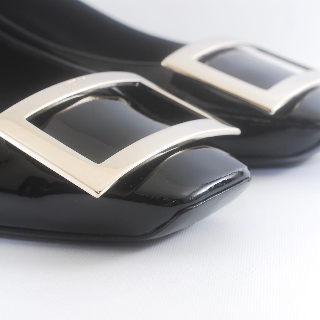 美品37＊RogerVivier＊ロジェヴィヴィエ＊パンプス＊エナメル パテント