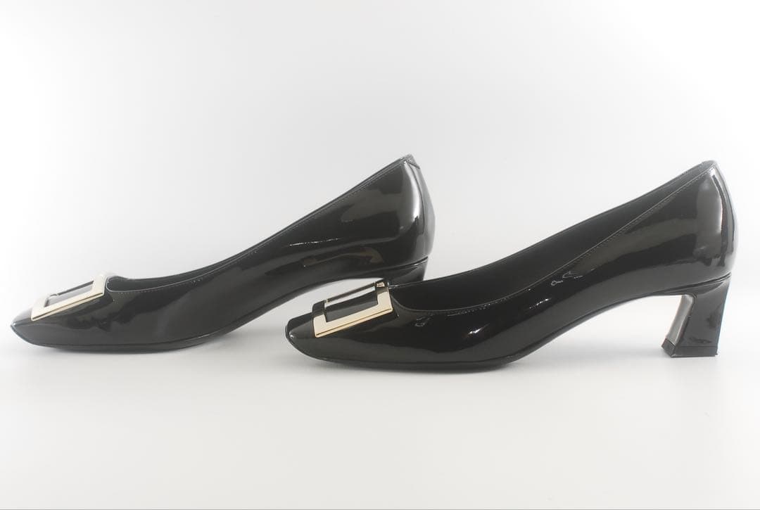 美品37＊RogerVivier＊ロジェヴィヴィエ＊パンプス＊エナメル パテント