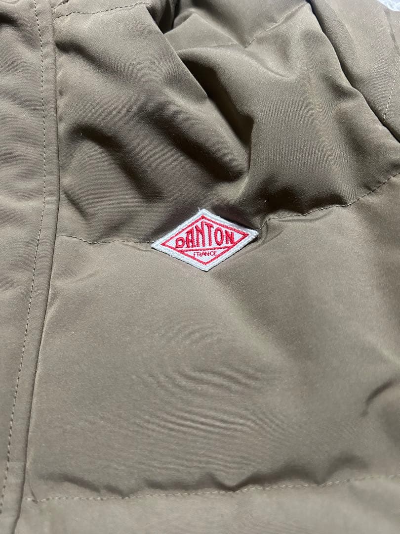 DANTON ブラウン ダウンジャケット