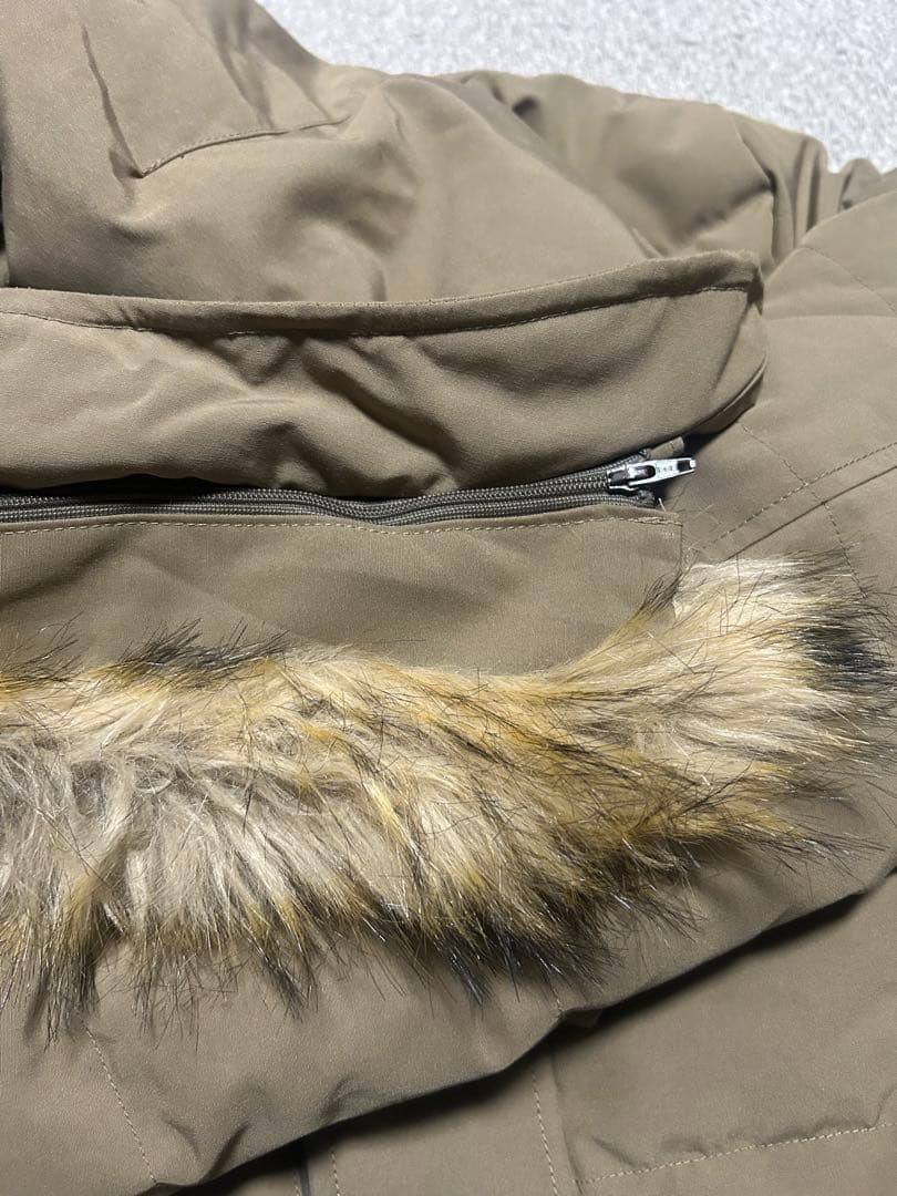 DANTON ブラウン ダウンジャケット