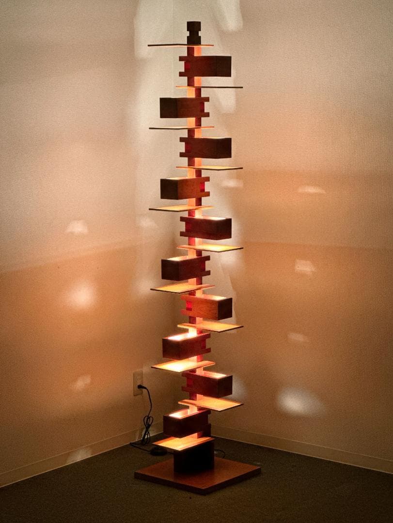 名作！正規品■ヤマギワ■フランク・ロイド・ライト　タリアセン2　フロアスタンド