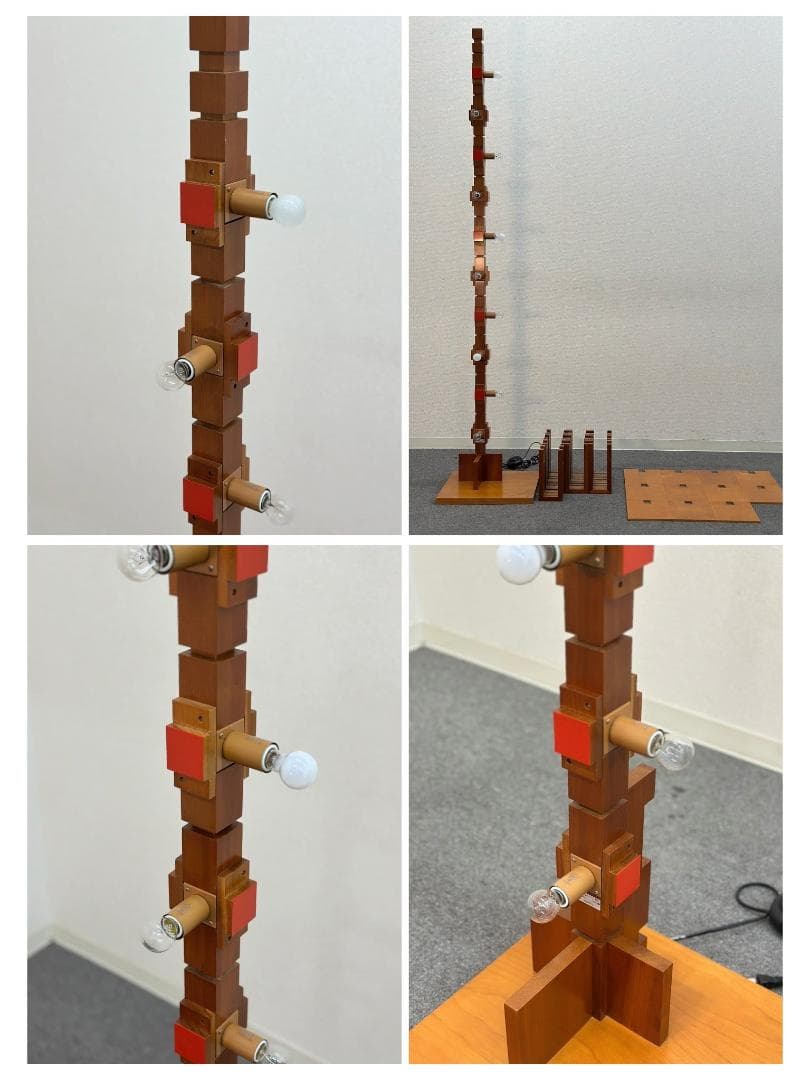 名作！正規品■ヤマギワ■フランク・ロイド・ライト　タリアセン2　フロアスタンド