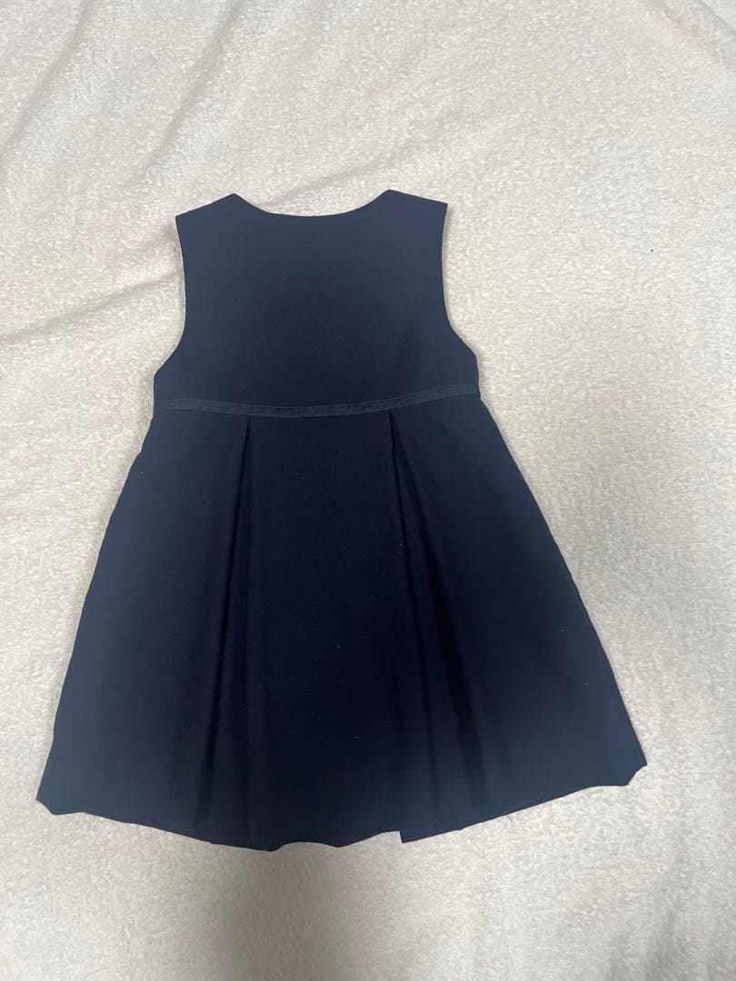 【かきふらい　】ファミリアお受験ジャンパースカートセット90