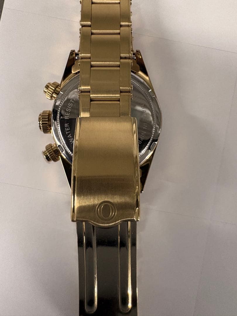 希少限定品 /アウトライン/2レジスタークロノ/レモン/ゴールドブレスレット