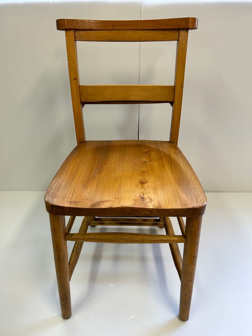 木製デザイン椅子　アンティーク　イタリア製　美品