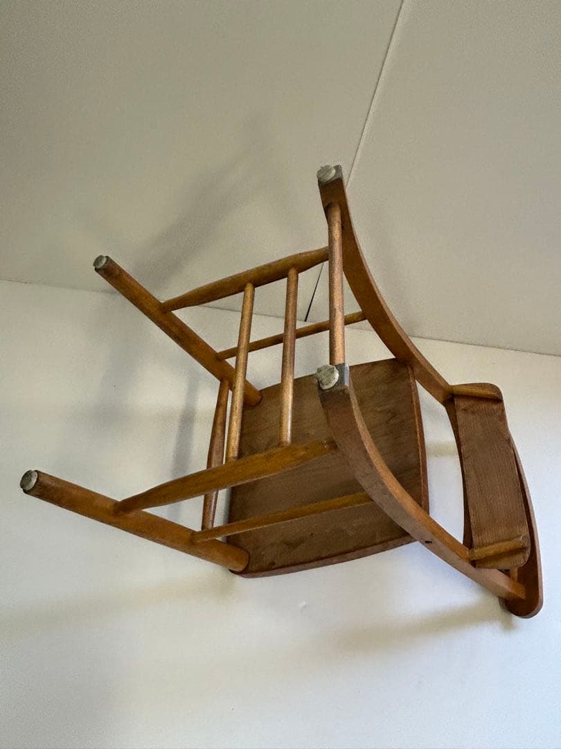 木製デザイン椅子　アンティーク　イタリア製　美品