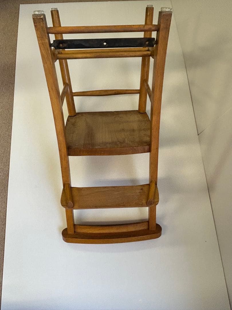 木製デザイン椅子　アンティーク　イタリア製　美品