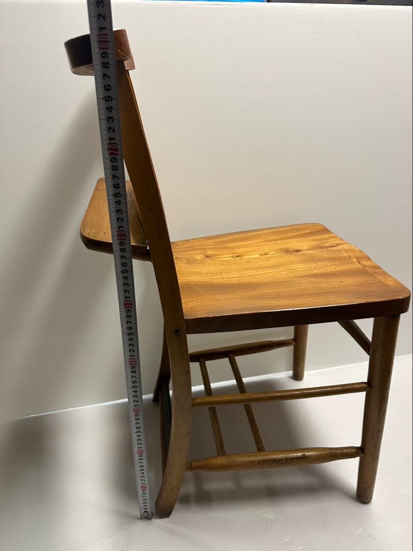 木製デザイン椅子　アンティーク　イタリア製　美品