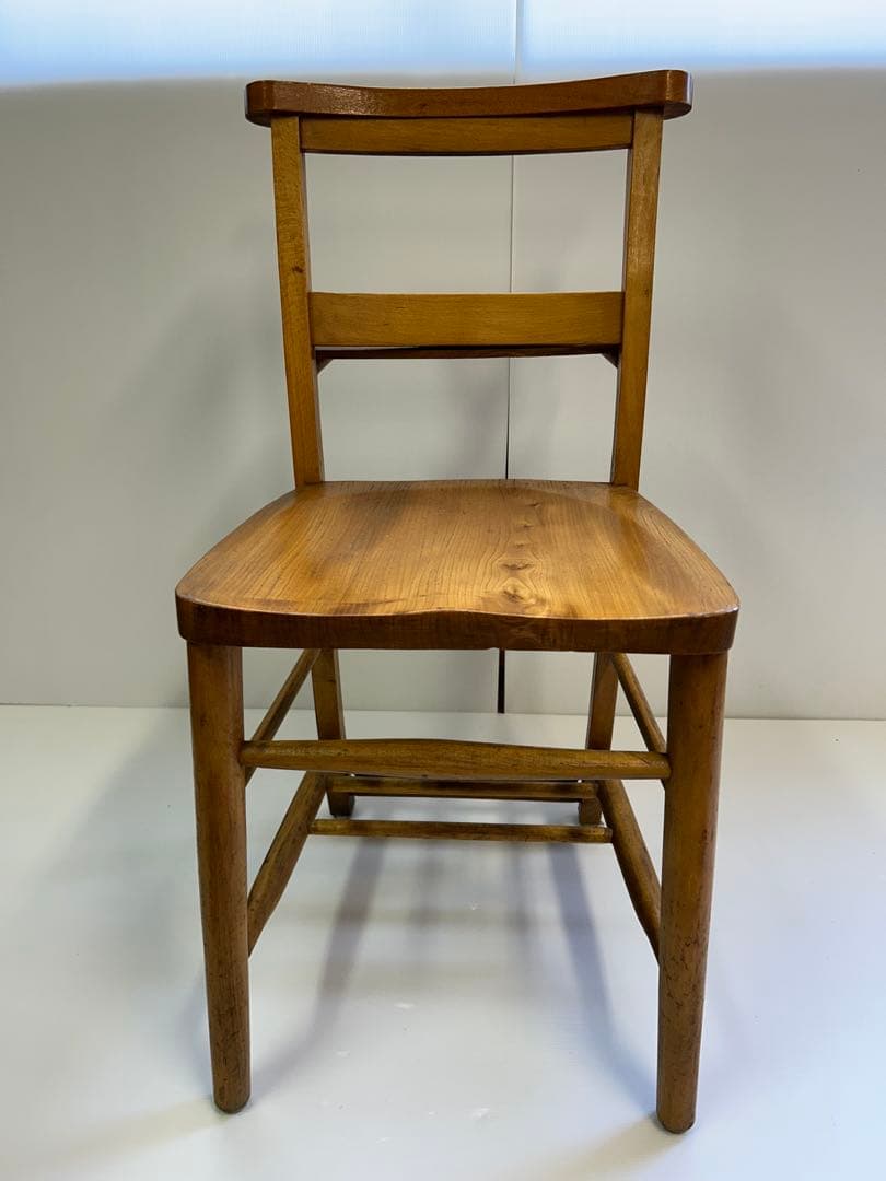 木製デザイン椅子　アンティーク　イタリア製　美品
