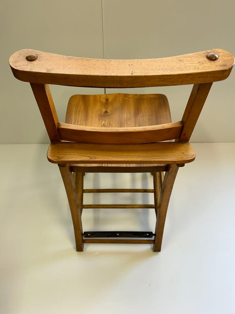 木製デザイン椅子　アンティーク　イタリア製　美品