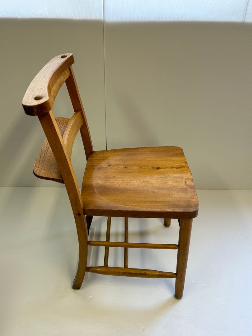 木製デザイン椅子　アンティーク　イタリア製　美品