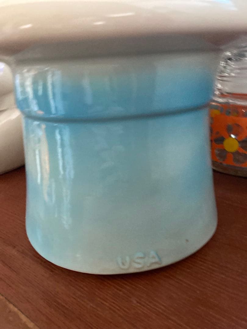 アメリカ製　クッキージャー　ヴィンテージ ウサギ　レトロ　ビスクマジック　USA