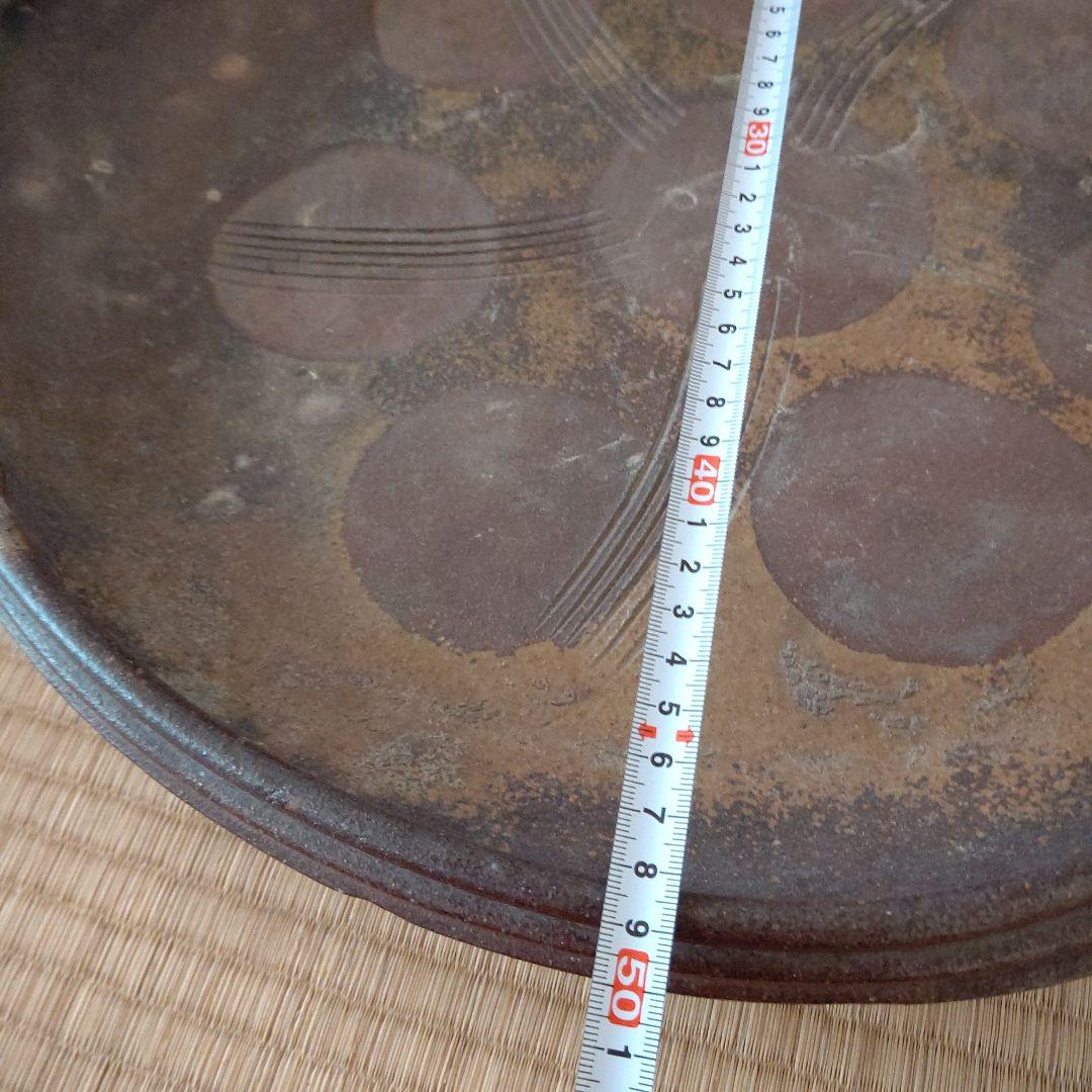 備前焼 陶古造 大鉢(水盤？)約５０cm