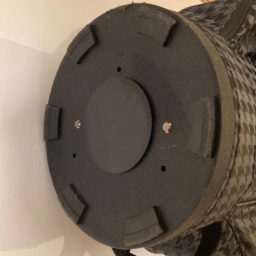 【SI】MIZUNO　千鳥格子柄 キャディバッグ ゴルフ 5分割 自立式