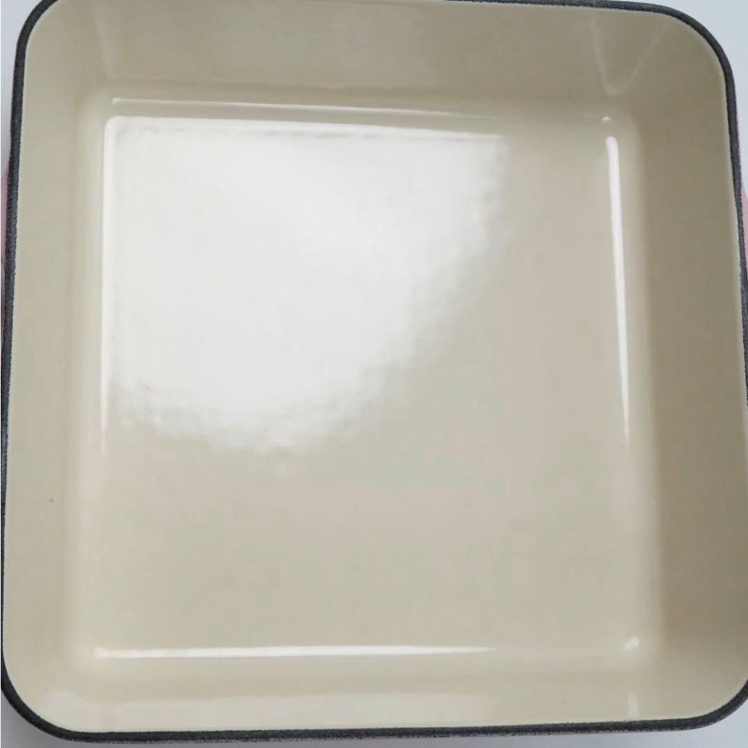LE CREUSET　シグニチャー ココット スクエア シフォンピンク 24cm