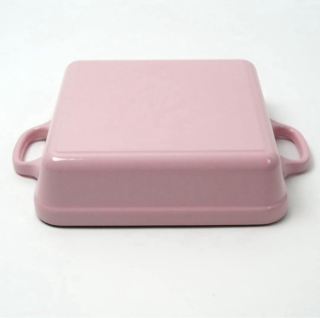 LE CREUSET　シグニチャー ココット スクエア シフォンピンク 24cm