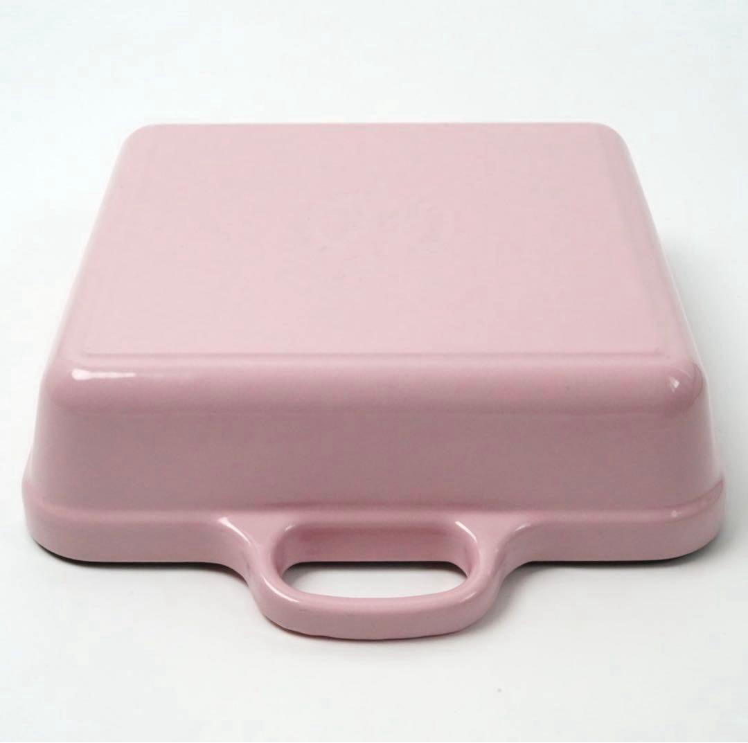 LE CREUSET　シグニチャー ココット スクエア シフォンピンク 24cm