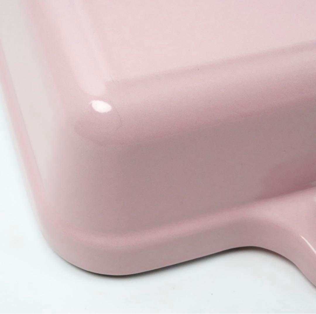 LE CREUSET　シグニチャー ココット スクエア シフォンピンク 24cm