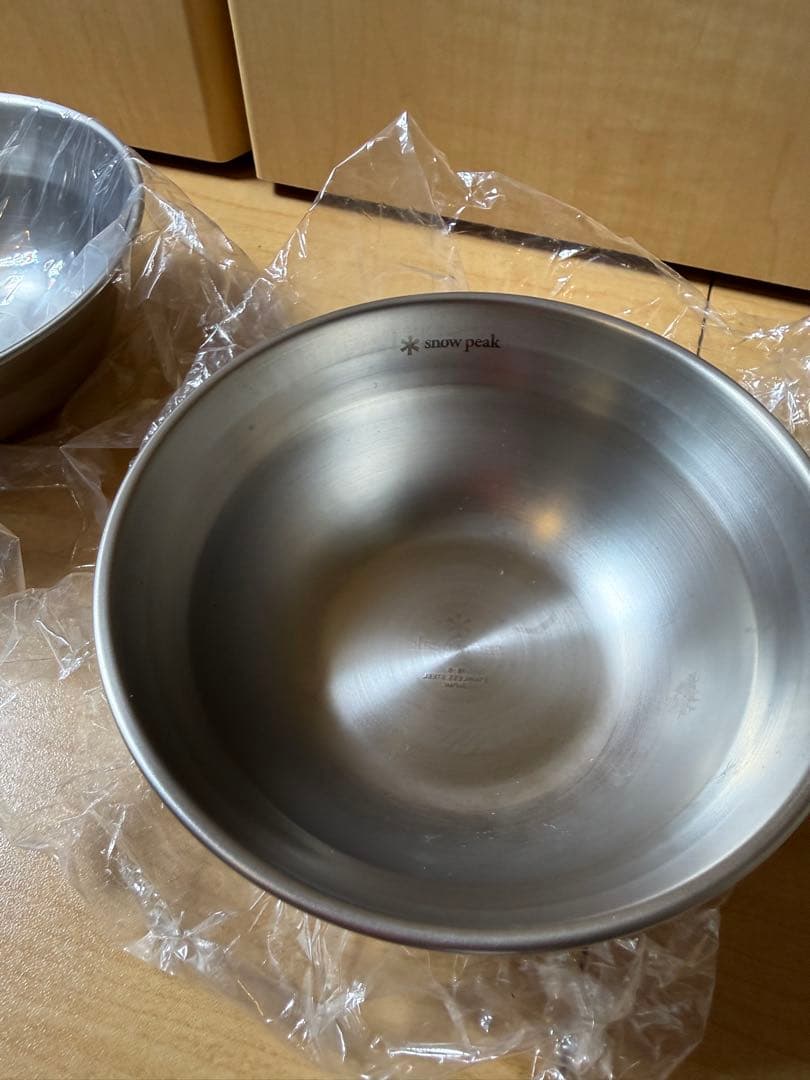 スノーピーク　ステンレス　皿セット　８枚　新品