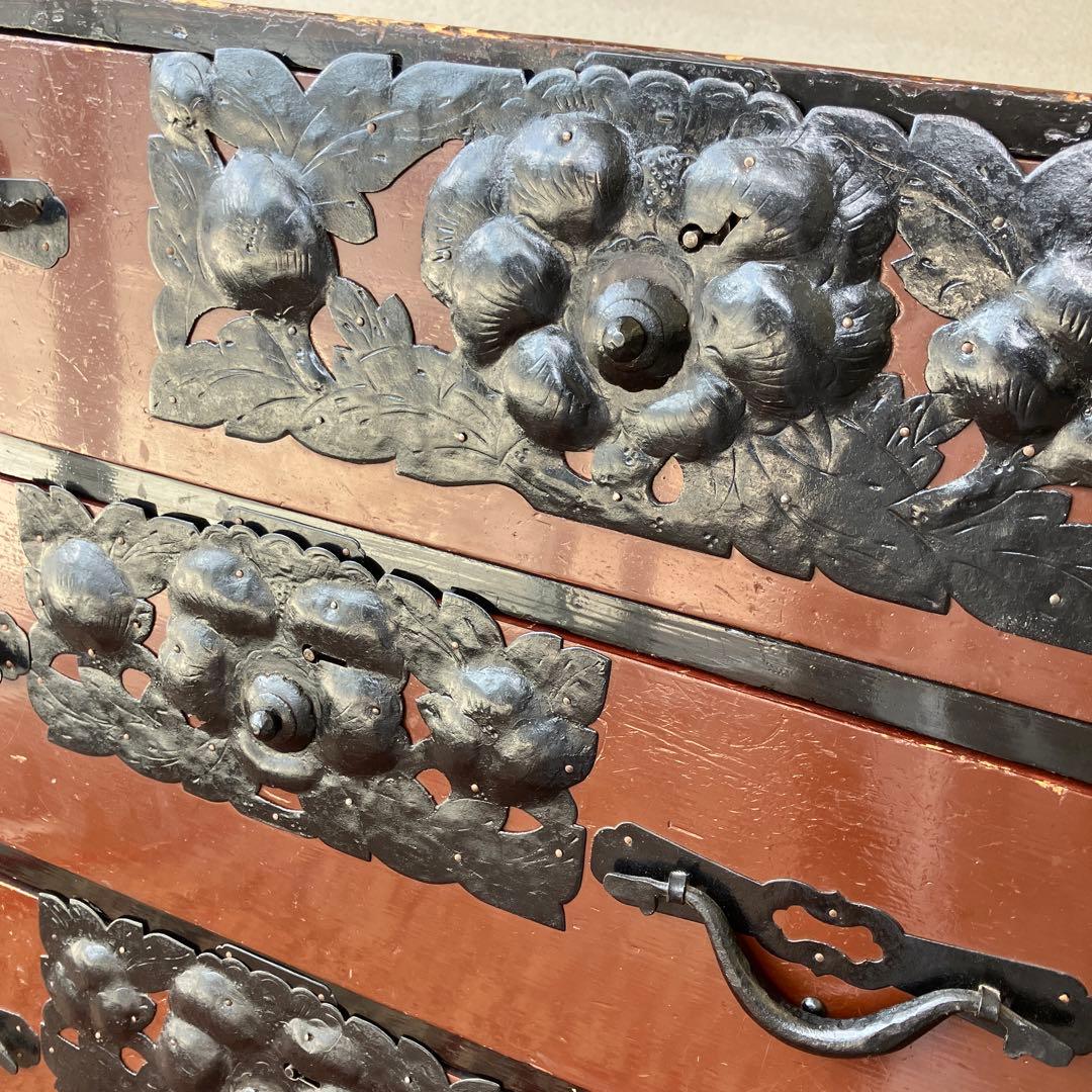 昭和レトロ 古家具 仙台箪笥 7杯 引き出し 和箪笥 ビンテージ ヴィンテージ