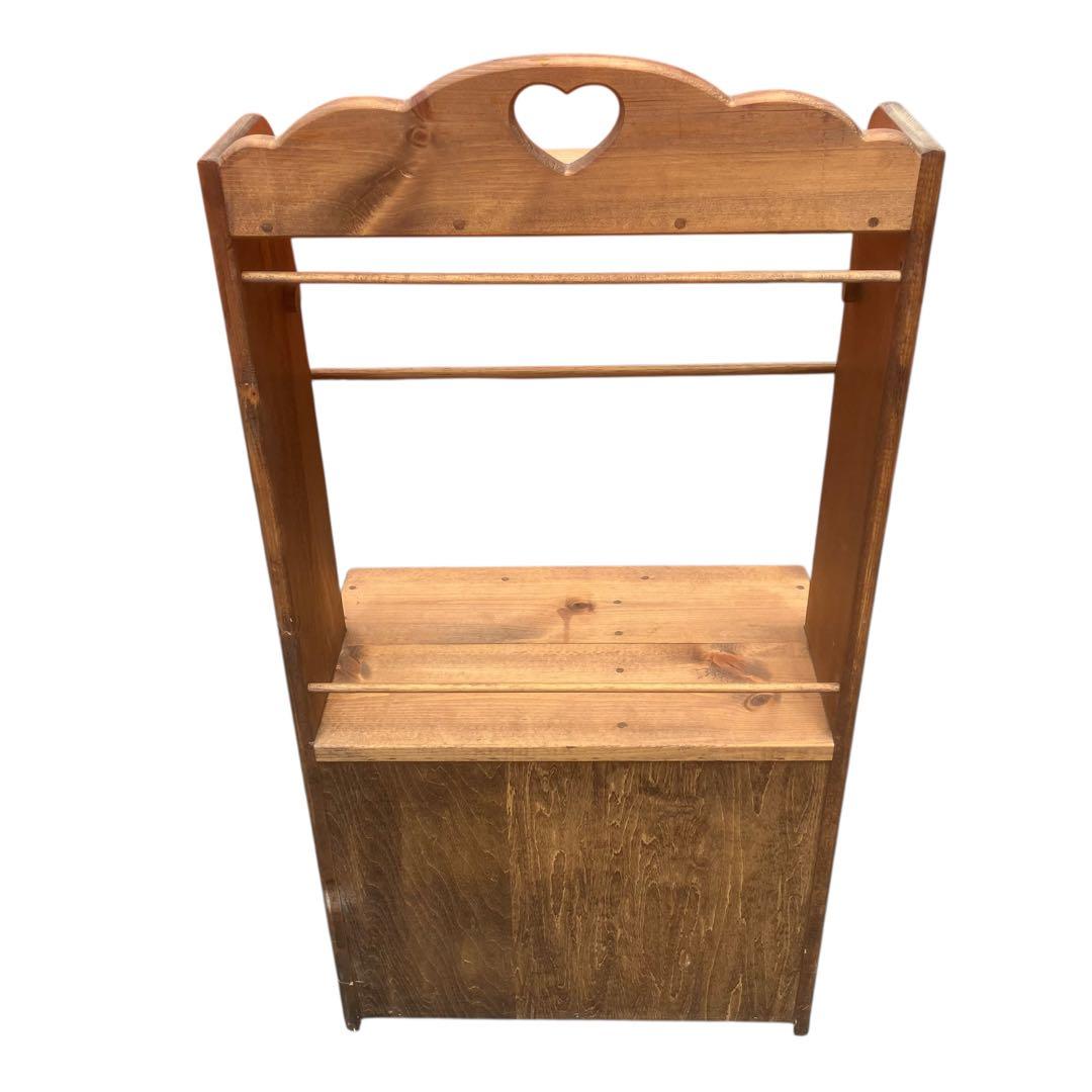 カントリー家具　ハート　棚　食器棚　飾り棚