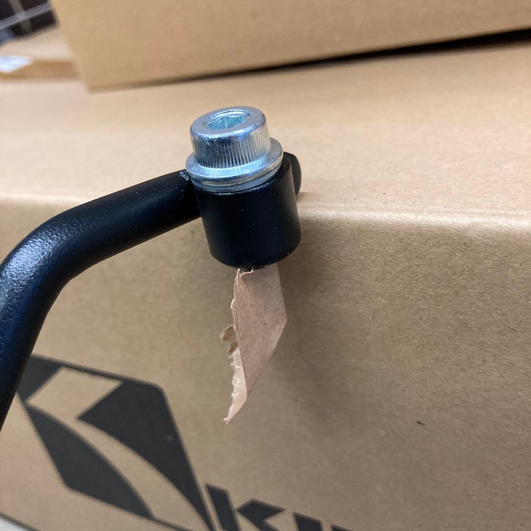 ダックス125Moto lordDメーターバイザとサイドバックサポート