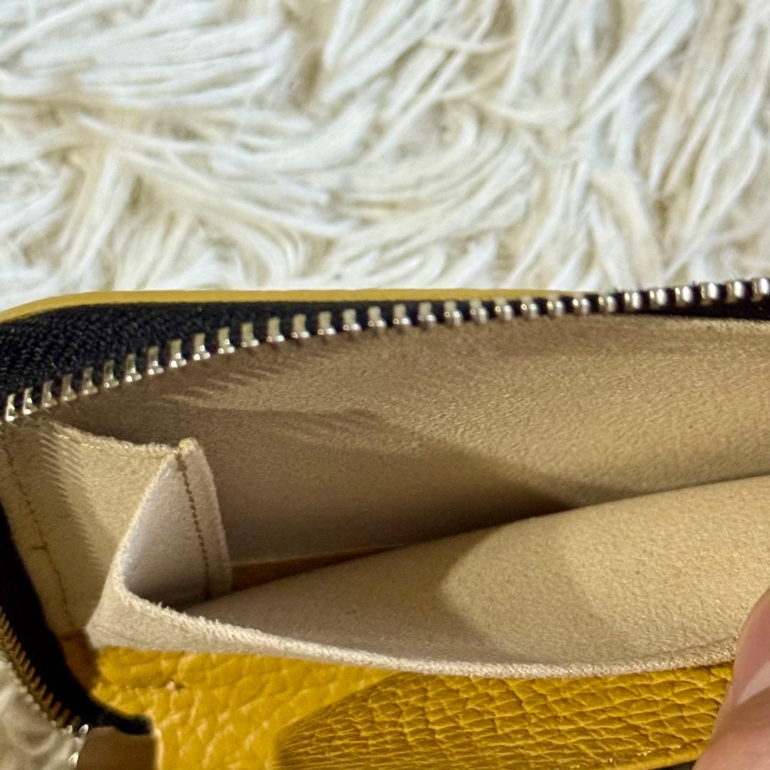 【美品】アタオ 18周年記念 ZOOシリーズ チェス ミニ財布 刺繍 キリン