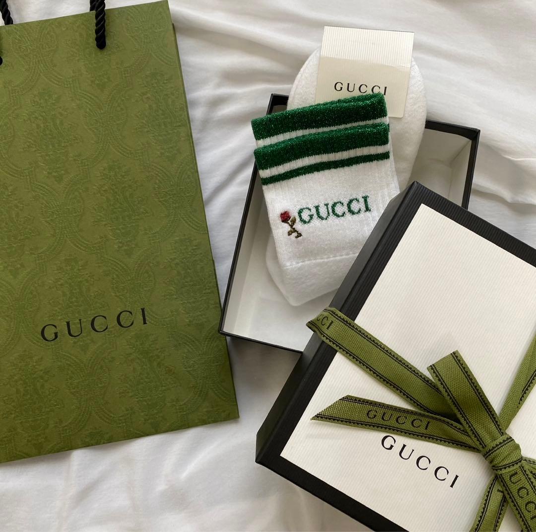 【新品未使用】GUCCI 靴下mya-☆プロフお読み下さい☆