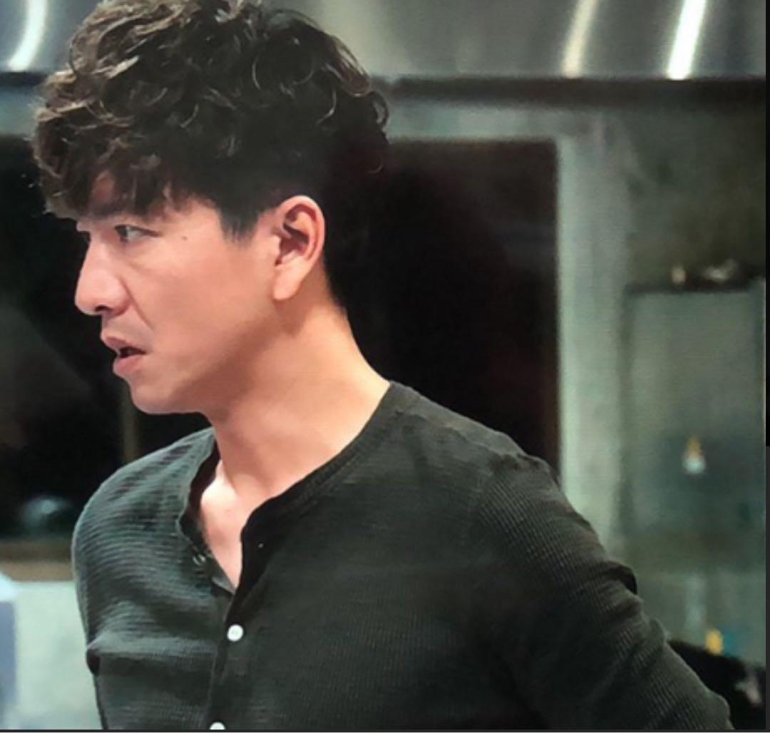 RRL ガーメントダイド ワッフルニット ヘンリーネック シャツ 《キムタク着》