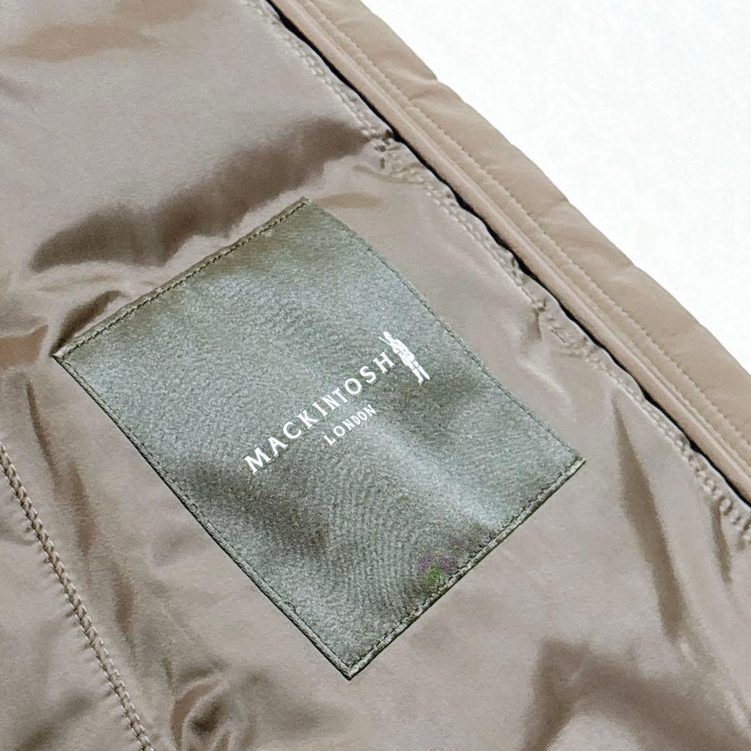 未使用✨　マッキントッシュ　ロンドン　ダウンコート　38 ブラウン　レディース