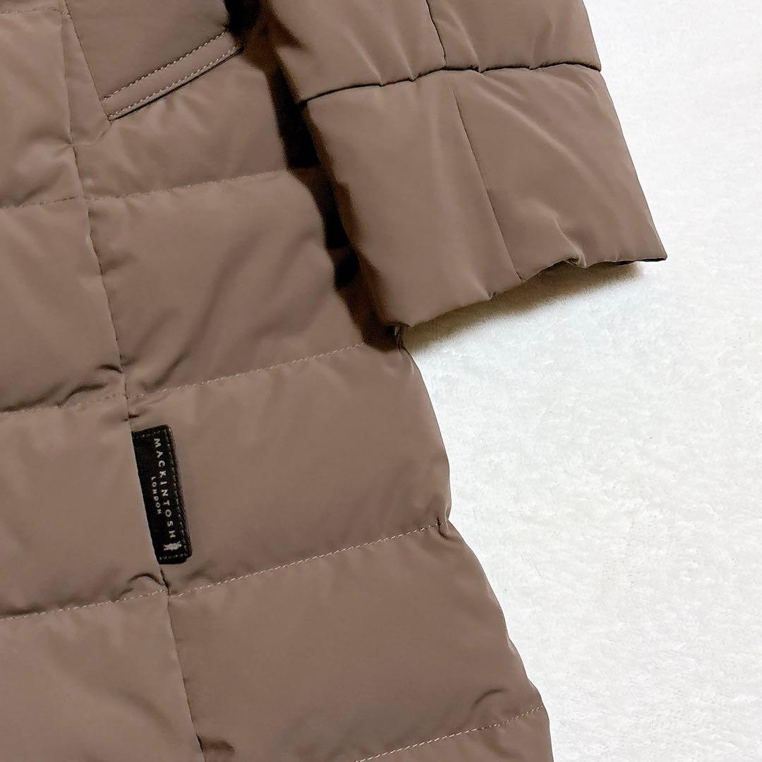未使用✨　マッキントッシュ　ロンドン　ダウンコート　38 ブラウン　レディース