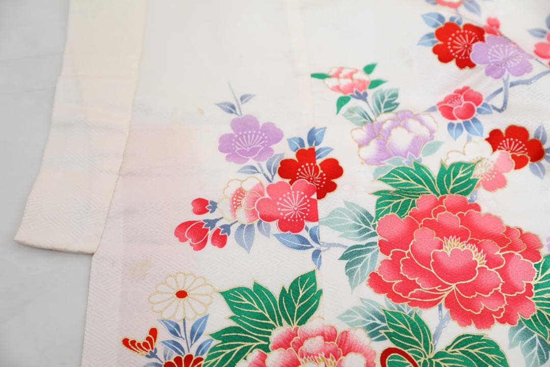 七五三　7歳　正絹　着物　セット　女の子 *b57