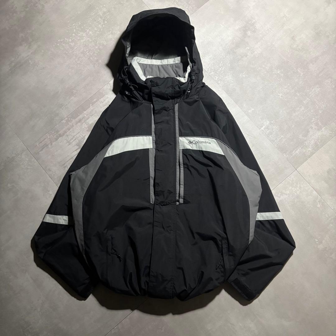 00s コロンビア Columbia マウンテンパーカー ナイロンジャケット　黒