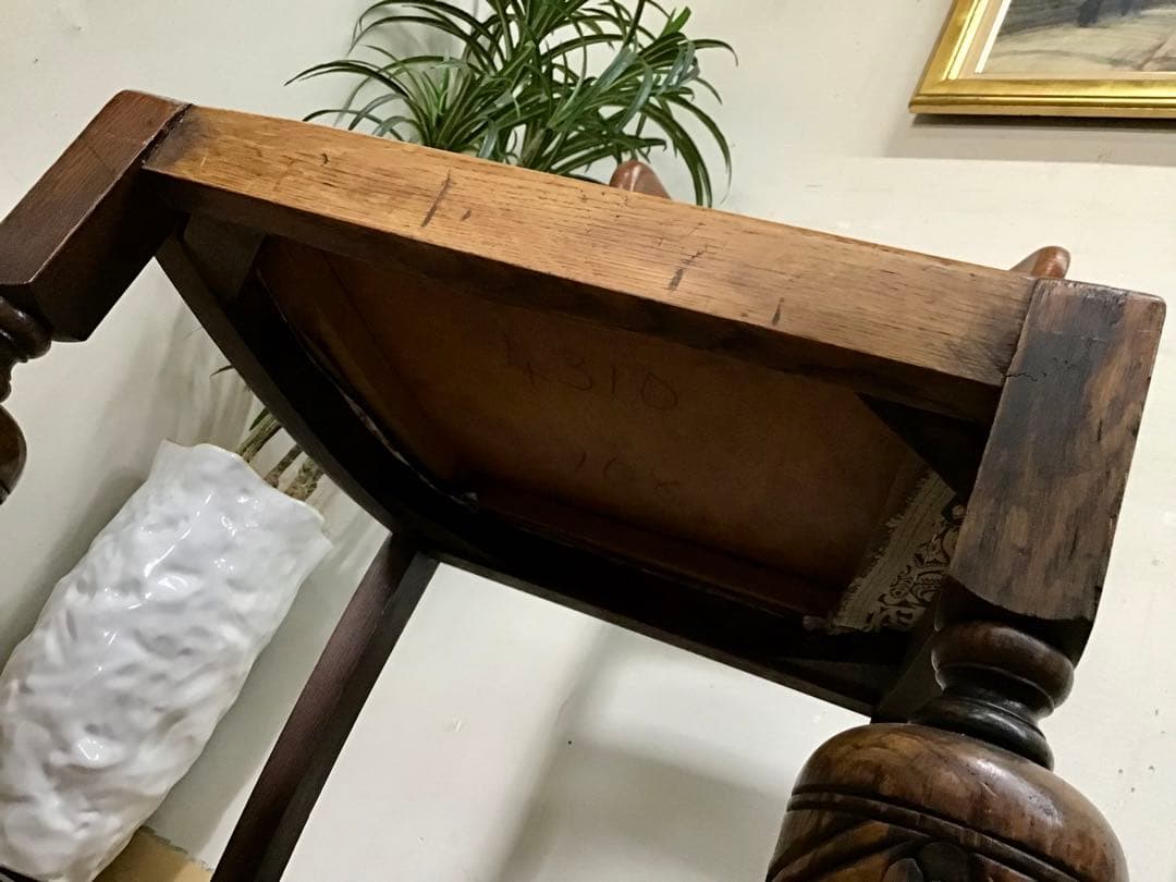 マグノリア☆管301☆イギリス製☆アンティーク☆バルボスレッグ☆ダイニング