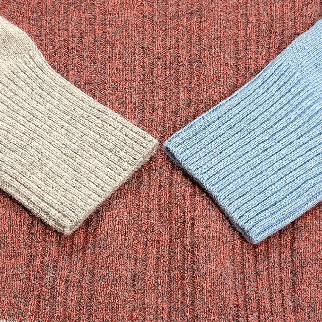 ✨美品✨キューブキューブ　センソユニコ　ニット　チュニック　刺繍　アシンメトリー