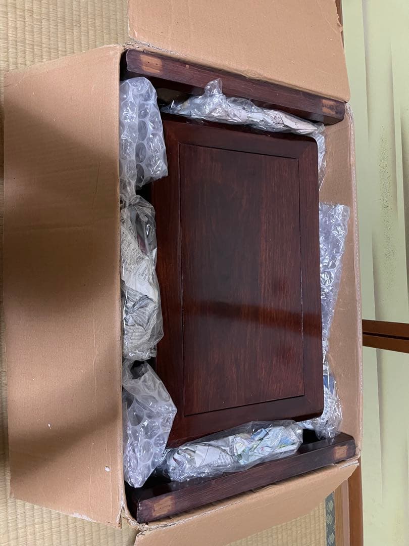 【3点セット】和室 花台 木製 飾り台 座卓 アンティーク調