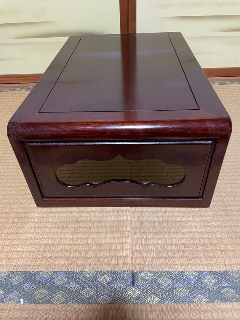 【3点セット】和室 花台 木製 飾り台 座卓 アンティーク調