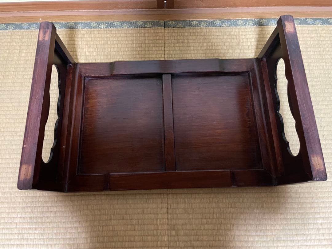 【3点セット】和室 花台 木製 飾り台 座卓 アンティーク調