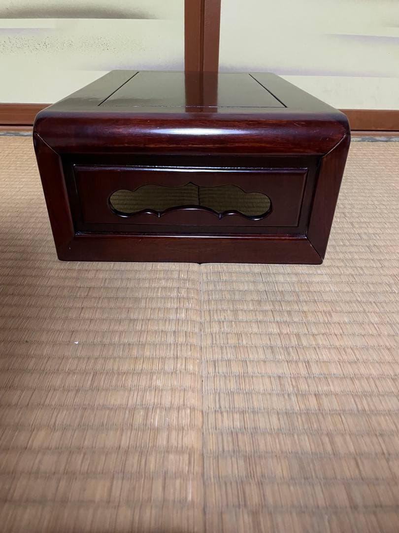 【3点セット】和室 花台 木製 飾り台 座卓 アンティーク調